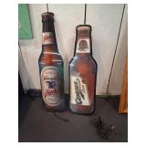 Beer Bottle-Shaped Light Signs