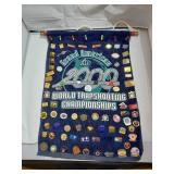 Grand American Trapshooting Badge Towel with many