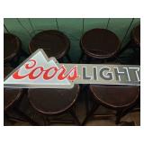 Coors Light Illuminated Sign