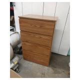 24x16x37in Press Board Dresser