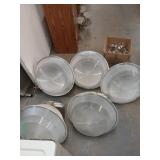Five Industrial Light Fixtures
