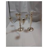 Weighted Sterling Candle Holders