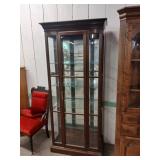 Wood and Glass Display Cabinet