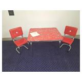 Doll Table with Two Matching Chairs