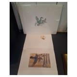 Two Duck Prints by Reece and Buckhart