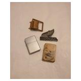 Zippo Lighters and Honda Badge Set