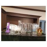 Glassware and Figurine