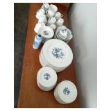 Royal Blue Ironstone Dish Set