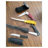Knives With Sheaths