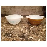2 Pyrex Mixing Bowls