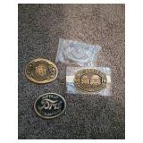 Four Belt Buckles