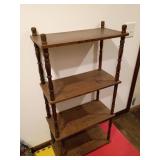 Four-Tier Wooden Shelf Unit