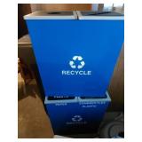 Heavy-Duty Recycling Bins w/Lids