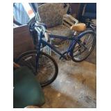Blue Sienna Hybrid Bicycle
