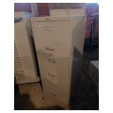 Three-Drawer Metal Filing Cabinet