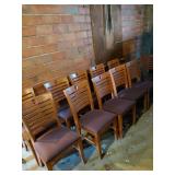 11 Wooden Dining Chairs
