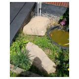 Two Decorative Faux Rock pieces