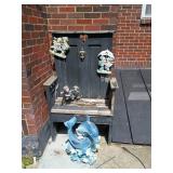 Decorative Wood Chair with Dolphin