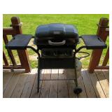 Gas Grill With Texsport Griddle