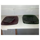 Glass Square Plates