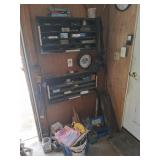 Contents of Corner Shelves and Buckets