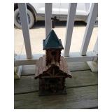 Rustic Wooden Church Birdhouse
