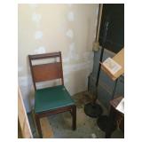 Wooden Chair and Music Stand Lot