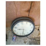 Round Plastic Vintage Wall Clock