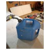 Blue Plastic Kerosene Container