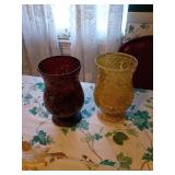 Mosaic Glass Candle Holders
