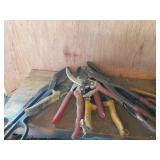 Hand Tools With Red Handles