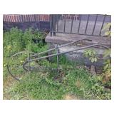 Vintage Metal Push Plow