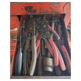 Drawer of Mixed Hand Tools