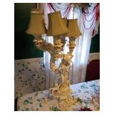 34-Inch Ornate Multi-Light Lamp