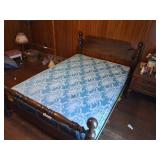 Wooden Single Bed with box spring