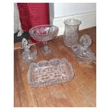 Five Glass Decorative Items