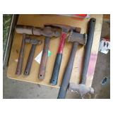 Six Assorted Hammers