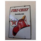 Texaco Fire-Chief Gasoline Sign