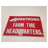 Armstrong Farm Tire Sign