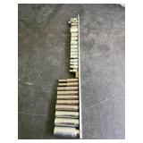 Socket Set with Metal Rail