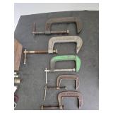 Steel C-Clamps in Various Sizes