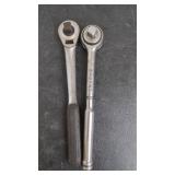 Two Craftsman Ratchet Socket Wrenches