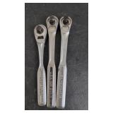 3 Craftsman Ratchet Wrenches