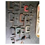 16 Assorted Clamps