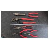 Hand Tools with Red Grip