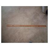 Chevrolet 1970s Wooden Yardstick