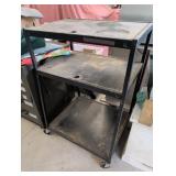 Rolling Metal Utility Cart