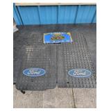 Ford Floor Mats and License Plate