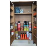 Shelf Contents Including Chemicals