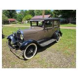 1929 Ford Model A Four Door Sedan Blindback